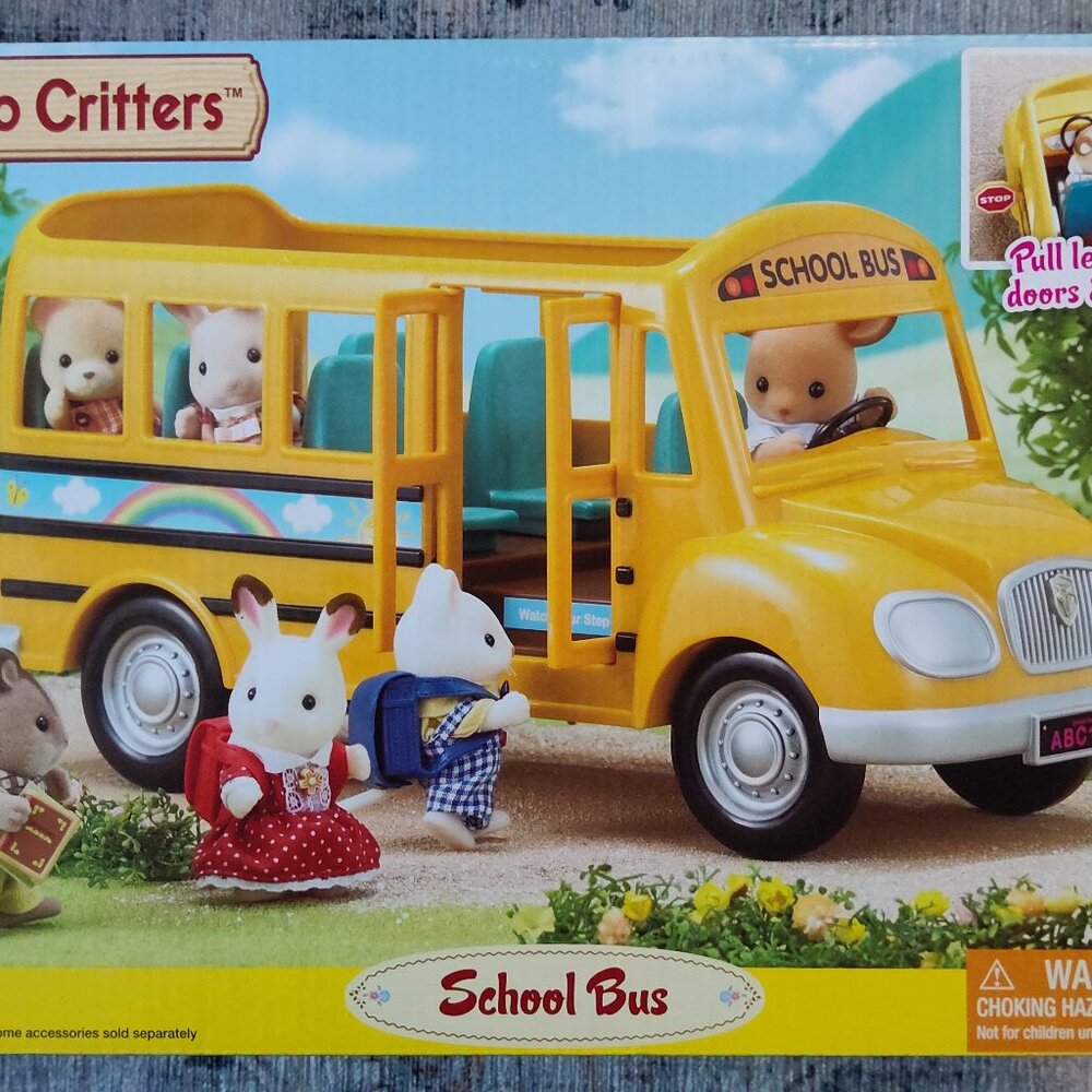 Calico Critters School Bus NIB